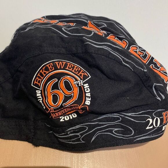 Harley-Davidson Men's 69th Anniversary Bike Week 10 Daytona Beach Skull Cap Hat - Picture 2 of 10